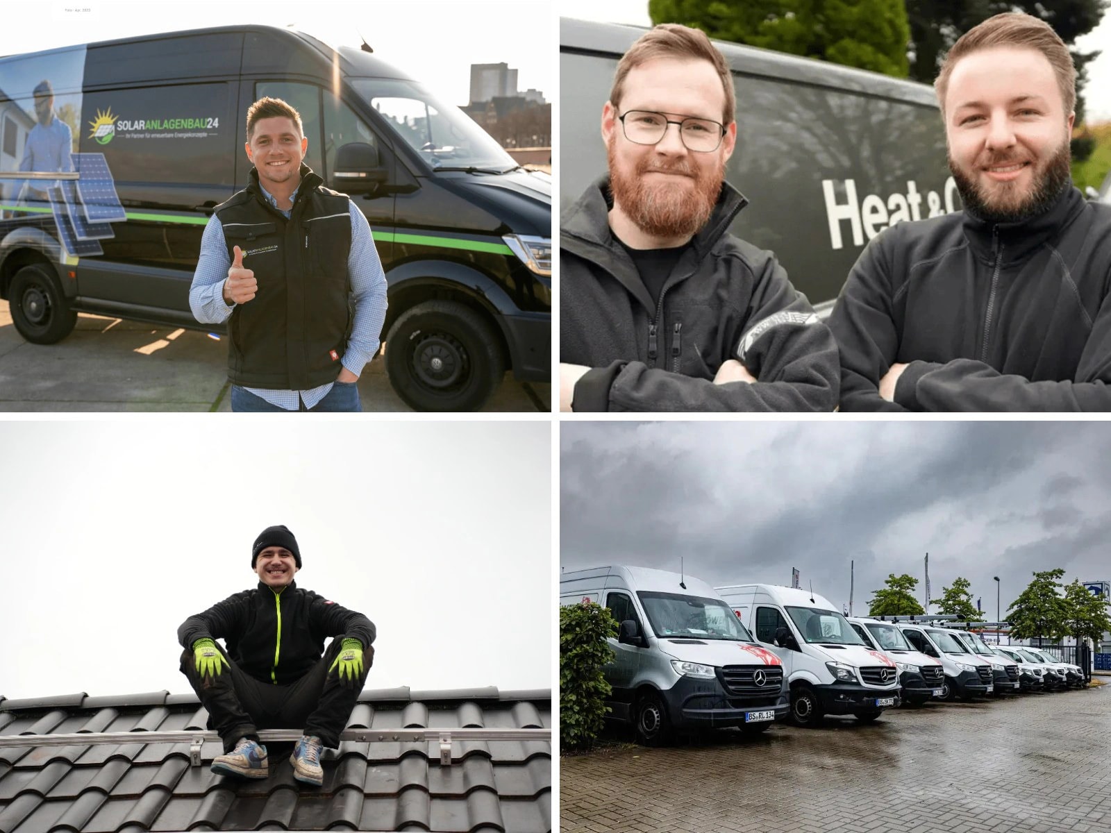 Teams aus den Betrieben der PV Energy Group